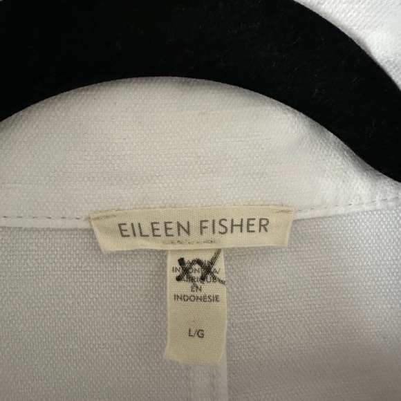 Eileen Fisher Stand Collar Jacket in White - Picture 4 of 10